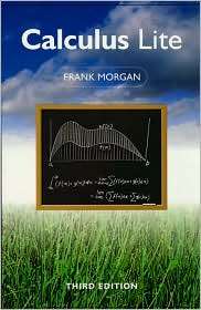Calculus Lite, (1568811578), Frank Morgan, Textbooks   