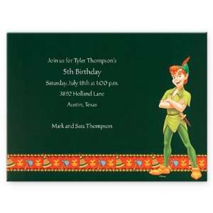  Party Time with Peter Pan Birthday Invitation Toys 