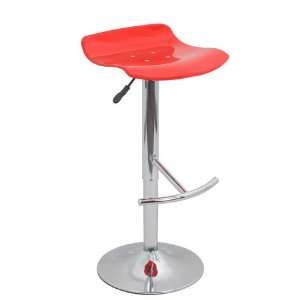  Lumisource AW WAVE R Wave Bar Stool   Red Furniture 