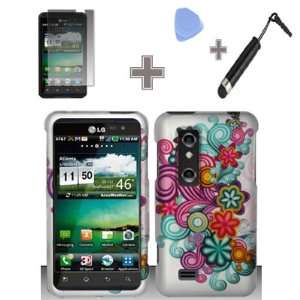   Wave Flowers Snap on Design Case Hard Case Skin Cover Faceplate for LG