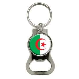 ALGERIA ALGERIAN FLAG   Bottle Cap Opener Keychain Ring
