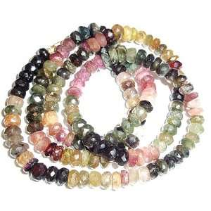 MiracleCrystals 24 Faceted Watermelon Tourmaline Necklace   Healing 