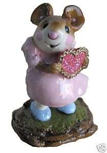 YOURS by Wee Forest Folk, WFF# M 080b, PINK Retired 2002  