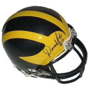  Denard Robinson Signed Michigan Wolverines Mini Helmet JSA 