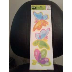  Main Street Creations Jumbo Stickers Colorful Butterfly 