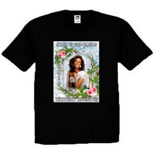  Shes In Gods Hands Whitney Houston Shirt Black Adult 4xl 