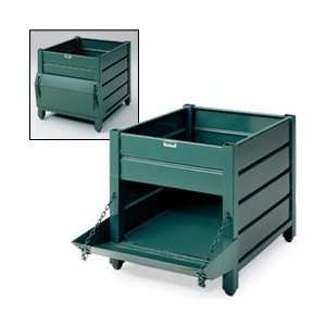 STEEL KING WorkingTainer Corrugated Steel Containers   Vista green 