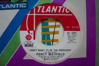 Percy Mayfield I Dont Want To Be President Blues R&B  