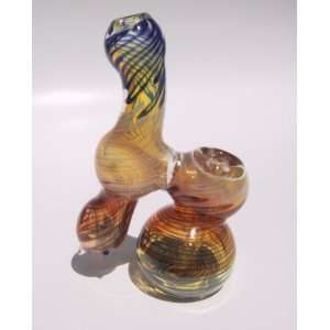    Handcrafted Glass Bird Bubbler Tobacco Pipe 