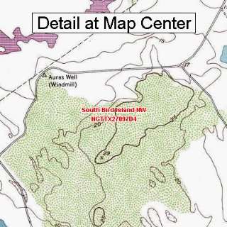 USGS Topographic Quadrangle Map   South Bird Island NW, Texas (Folded 