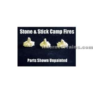   Studios HO Scale Stone & Wood Camp Fires (3 per package) Toys & Games