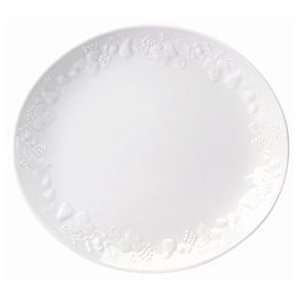 Deshoulieres Blanc de Blanc Big Oval Steack Plate 11 In X 10 In 