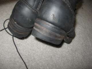 Wesco mens leather work boots black sz 11 D  