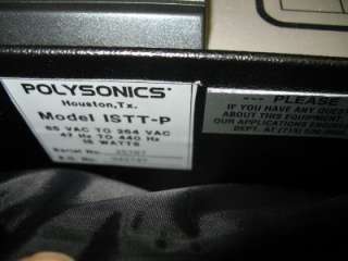 Peek Polysonics Tyme Flyte ISTT P Ultrasonic Flowmeter Excellent 