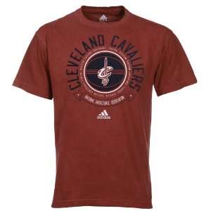  adidas Cleveland Cavaliers Wine Off The Bench Pigment Dyed 