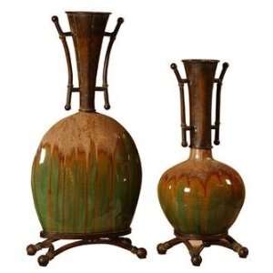  MATILDA VASES, SET/2 Vases Urns Accessories and Clocks 