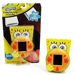   Spongebob Squarepants Krabby Patty Party LCD Video Game Toys & Games