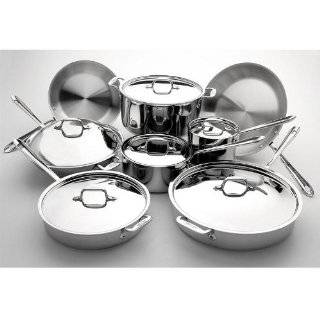 All Clad Stainless 14 Piece Cookware Set