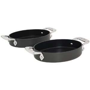  All Clad Hard Anodized Non Stick Oval Bakers Set of 2 