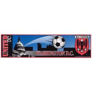  Washington D.C. DC United MLS Soccer Bumper Sticker Strip 