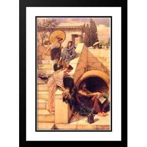   William 18x24 Framed and Double Matted Diogenes