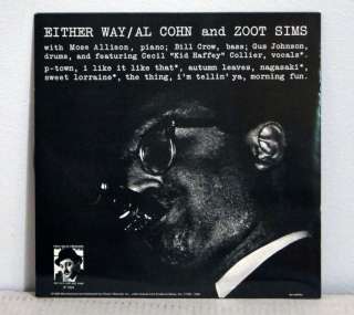Zoot Sims & Al Cohn Either Way 1960 jazz  