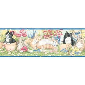  allen + roth Cats Wallpaper Border LW1342760