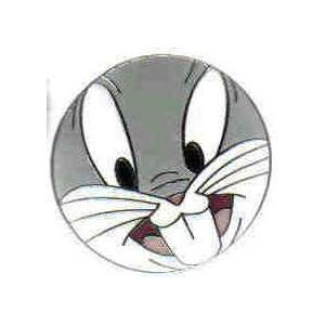   Looney Tunes Bugs Bunny All Eyes Face in Circle Pin 