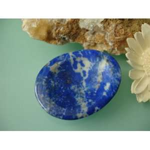  Lapis Lazuli Thumb Palm Worry Stone 