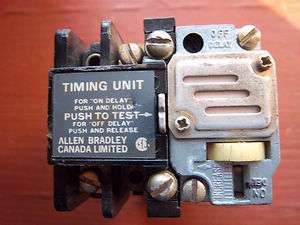   BRADLEY 700 NT400 Time On Delay AC Timer Relay 84AB86 Coil 10A 300V