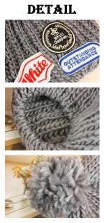 BEST★ Vintage Fashion Wapen Beanie Plain Blank Ski Knit Unisex 