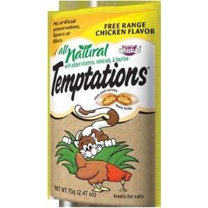  Whiskas Temptations Cat Treats Natural Free Range Chicken 