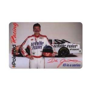   Card 10m Dale Jarrett Polaroid Racing, White Rain, , With Car