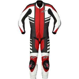  One Piece CR Race Suit Black/Red EURO Size 56 Alpinestars 