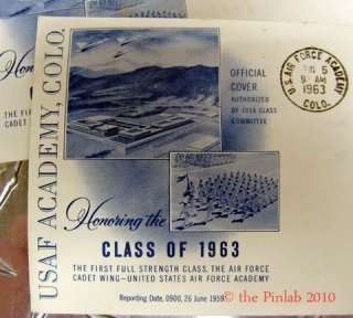 AIR FORCE ACADEMY® 1963© POST ENVELOPE BULLETIN GUIDES  