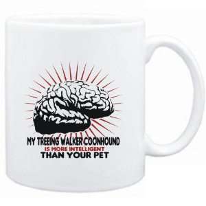Mug White  MY Treeing Walker Coonhound IS MORE INTELLIGENT THAN YOUR 