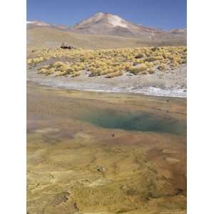  El Tatio Geyser Basin on Altiplano, Chile, South America 