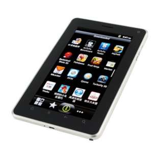 capacitive touch Dual Sim (3G+GSM) android 2.3 Tablet PC wifi GPS 