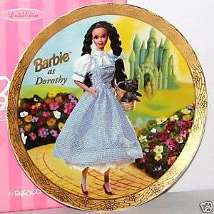 BARBIE~1996 Enesco LE Plate~Wizard of Oz~Dorothy~MIB  
