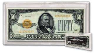 Case of 100 BCW Hard Plastic Snap Together Currency Slabs LARGE BILL 