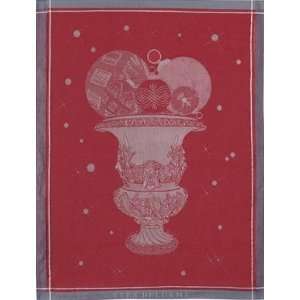 Yves Delorme Torchon Tea Towel   Magie (Rouge)
