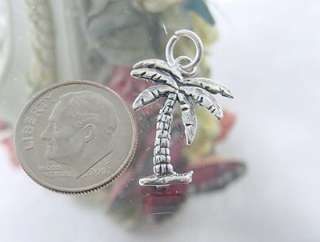 sterling silver *TROPICAL PALM TREE charm 131  