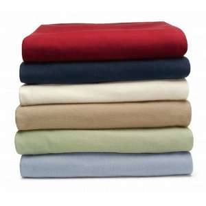 Eddie Bauer Home Solid Cotton Flannel Sheet Twin Set Camel  