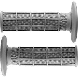  Renthal Full Waffle MX Grips   Soft Compound/Grey 