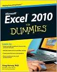   Cover Image. Title Excel 2010 For Dummies, Author by Greg Harvey