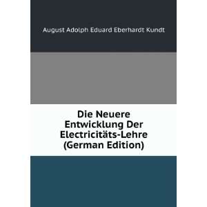   ts Lehre (German Edition) August Adolph Eduard Eberhardt Kundt Books
