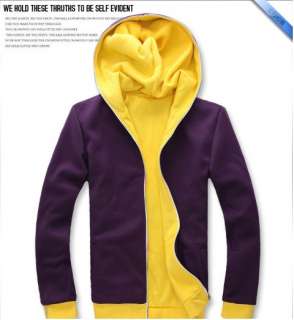 New Sportswear Lovers Clothes Hooded Zip Cotton Two sided Coat Jack 