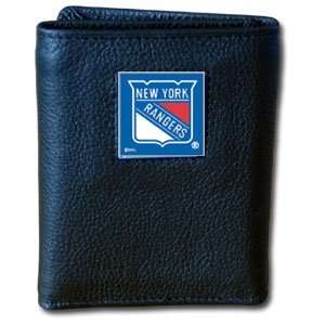 York Rangers Boxed Leather Trifold Wallet   NHL Hockey Fan Shop Sports 