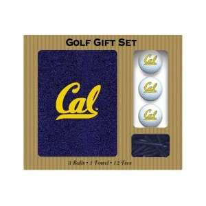  CAL Golden Bears Embroidered Towel, 3 balls and 12 tees 