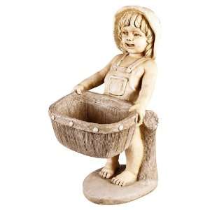  Petite Girl Planter Garden Accent